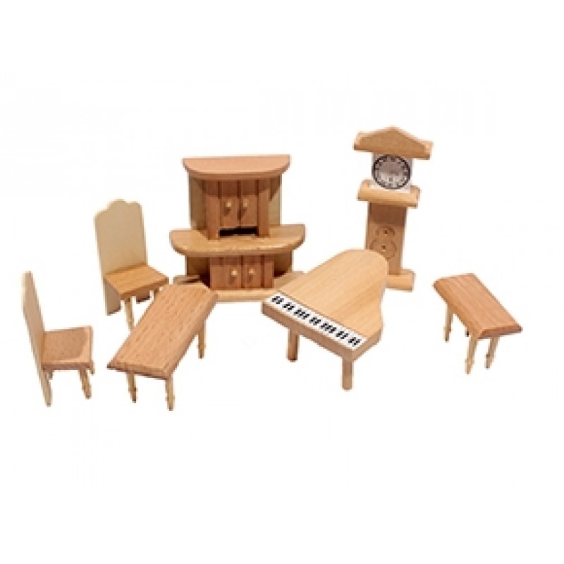 Набор игрушечной мебели деревянной ГОСТИНАЯ 7пр. ИД-9882